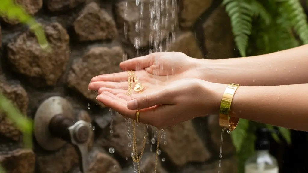 Peut-on se doucher avec des bijoux en acier inoxydable sans les abîmer ?