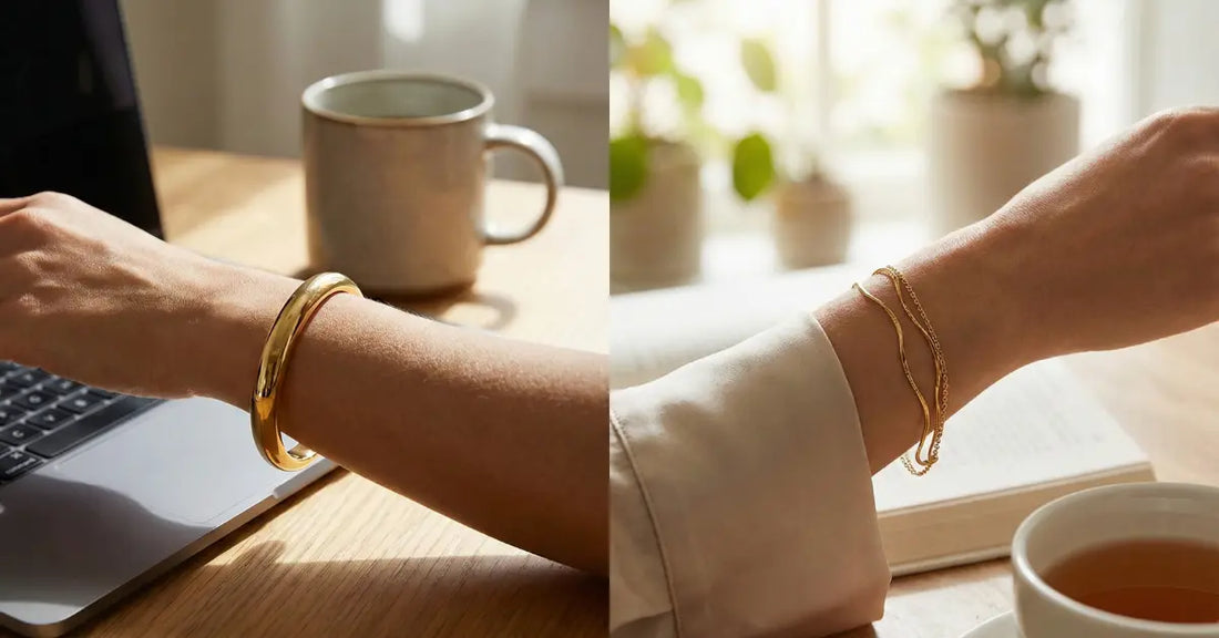 Jonc ou Chaîne ? Comment choisir le bracelet qui ne quittera plus votre poignet