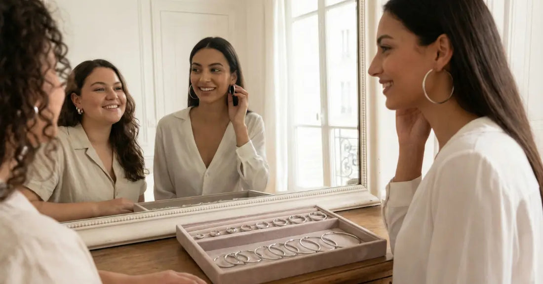 Quelle taille de créoles adopter selon la forme de votre visage ?