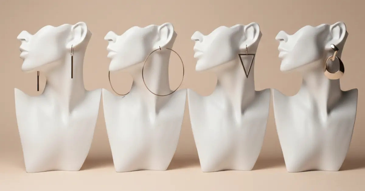 Morphologie : Quel type de boucles d'oreilles choisir selon la forme de votre visage ?