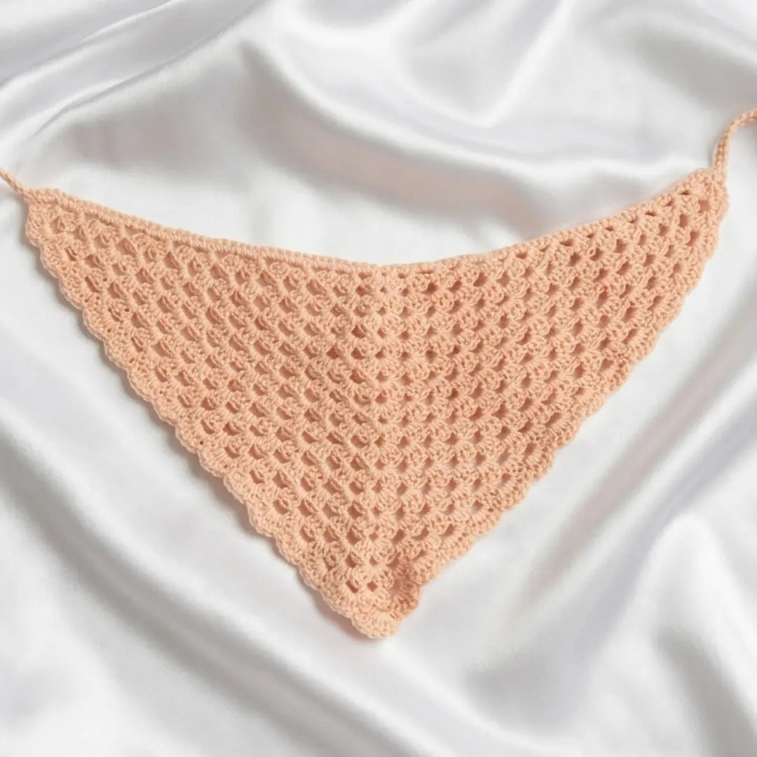 BANDANA CROCHET - FAIT MAIN