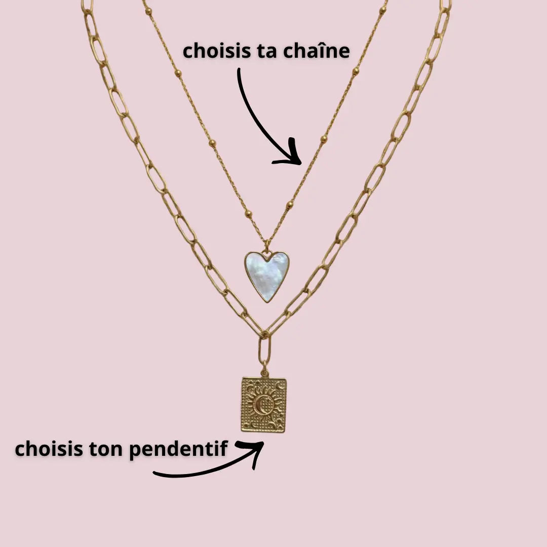 COLLIER PERSONNALISABLE BRELOQUE