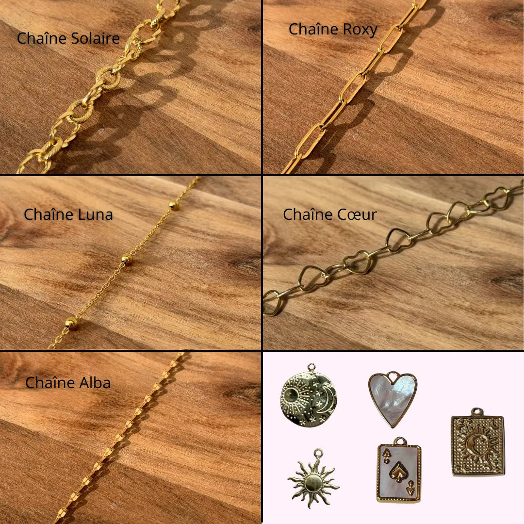 COLLIER PERSONNALISABLE BRELOQUE