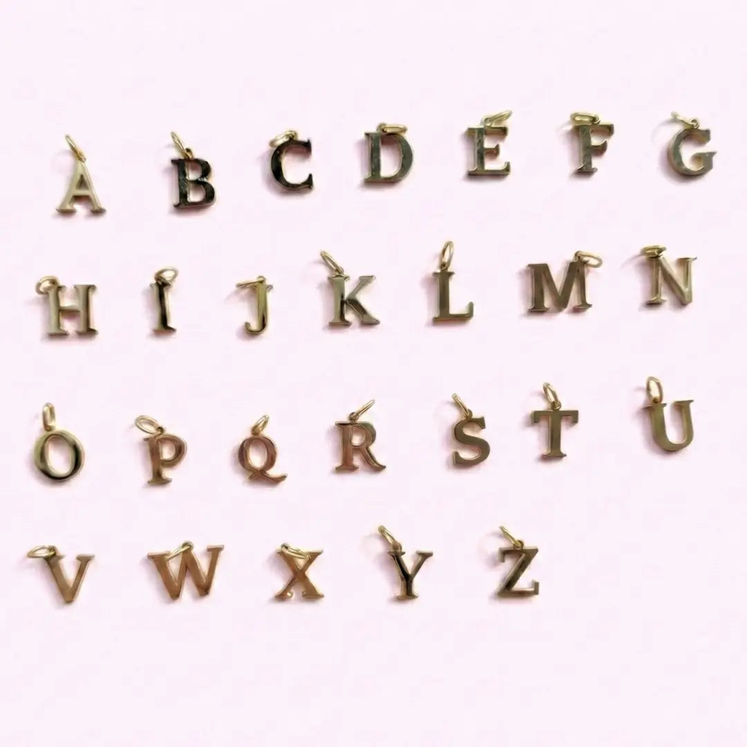 COLLIER PERSONNALISABLE INITIALE SCULPTÉE