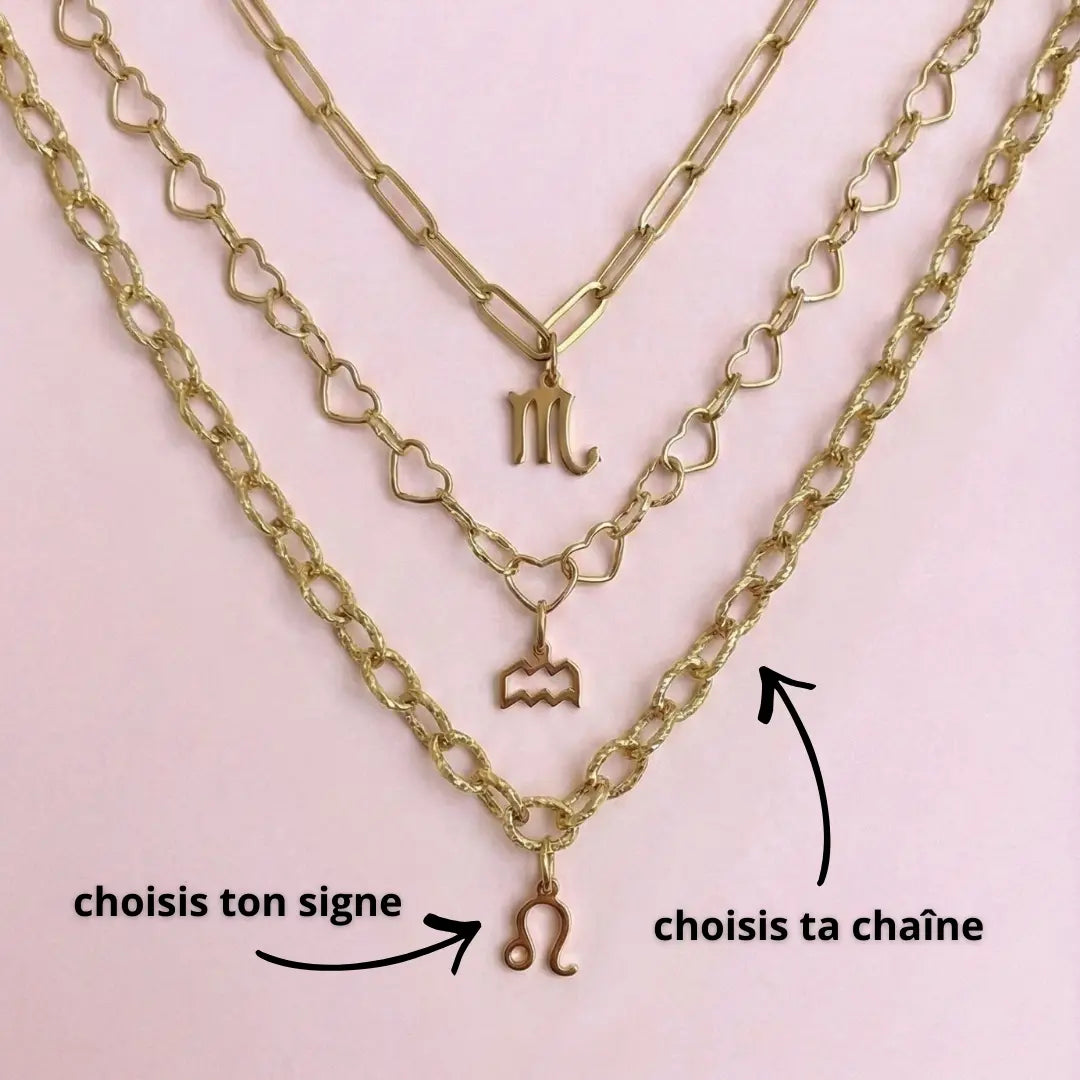 COLLIER PERSONNALISABLE SIGNE ASTROLOGIQUE