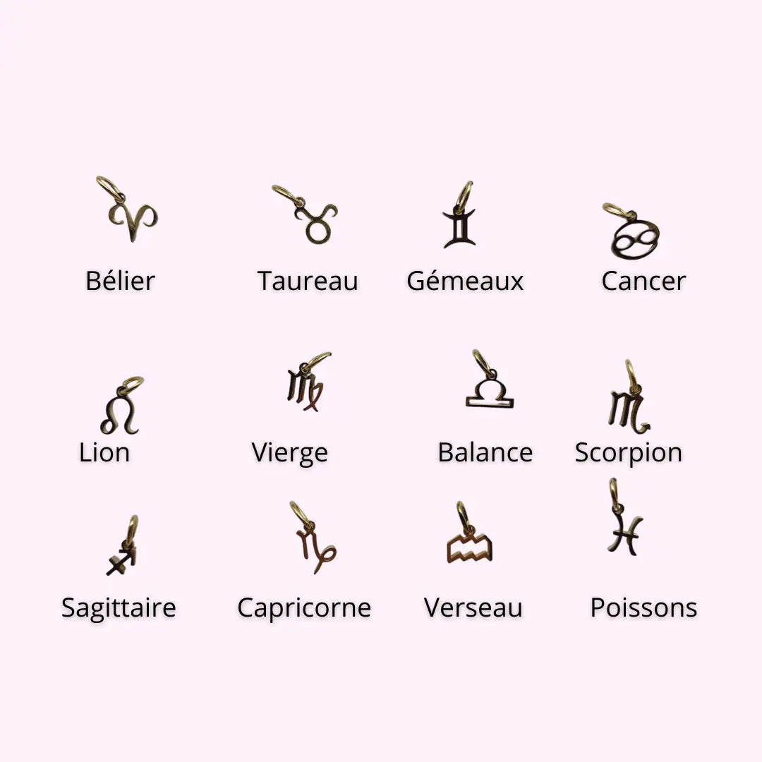 COLLIER PERSONNALISABLE SIGNE ASTROLOGIQUE